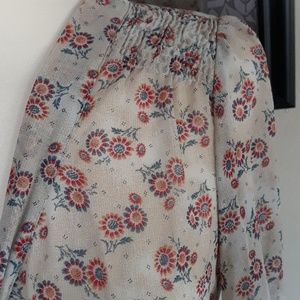 ZARA Floral Blouse